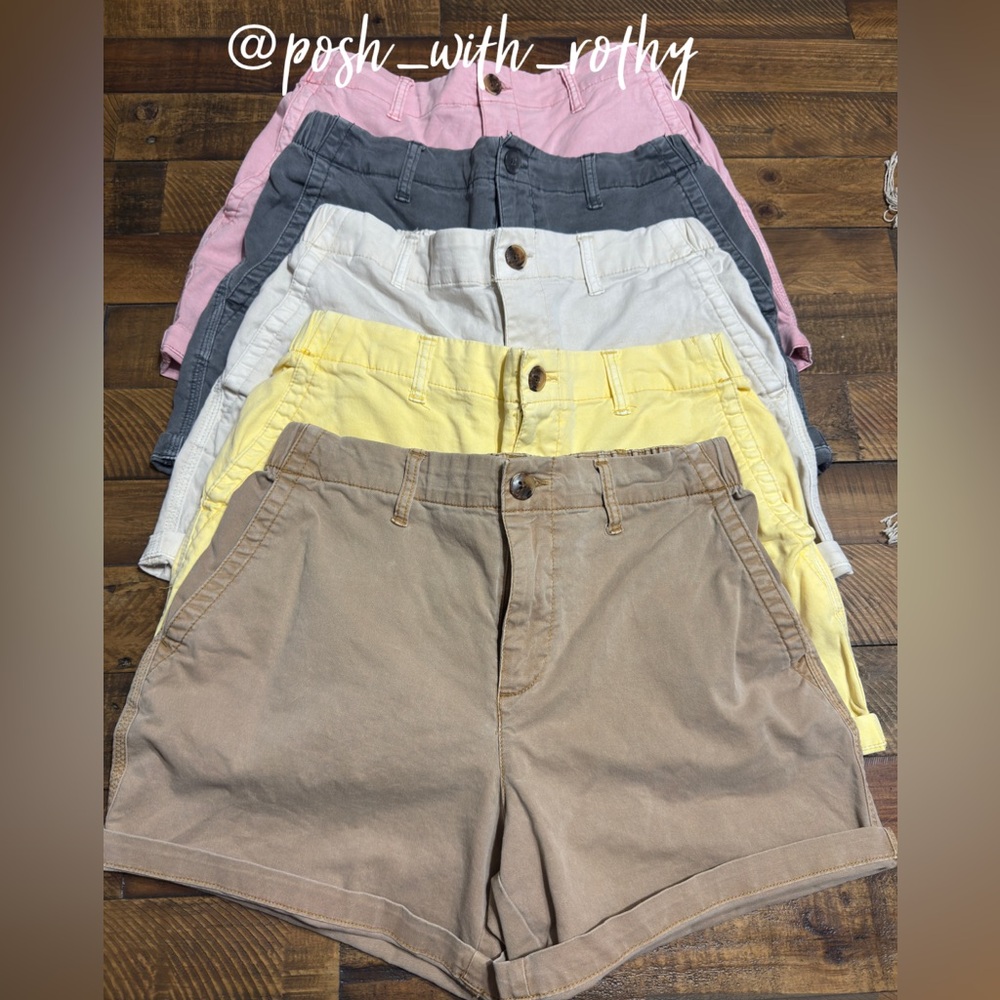 Old Navy Lot (5 pair) OG Pull-On Chino Shorts 5-inch inseam